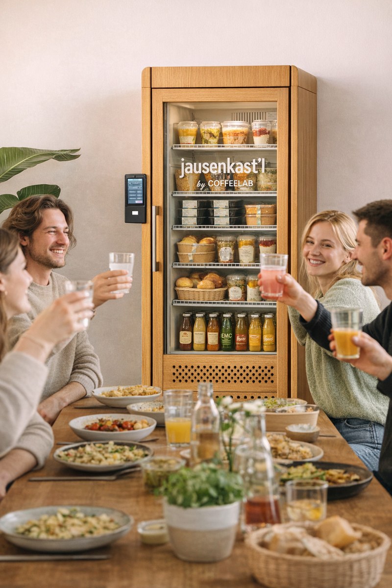 Frisches Essen im Büro für dein Team