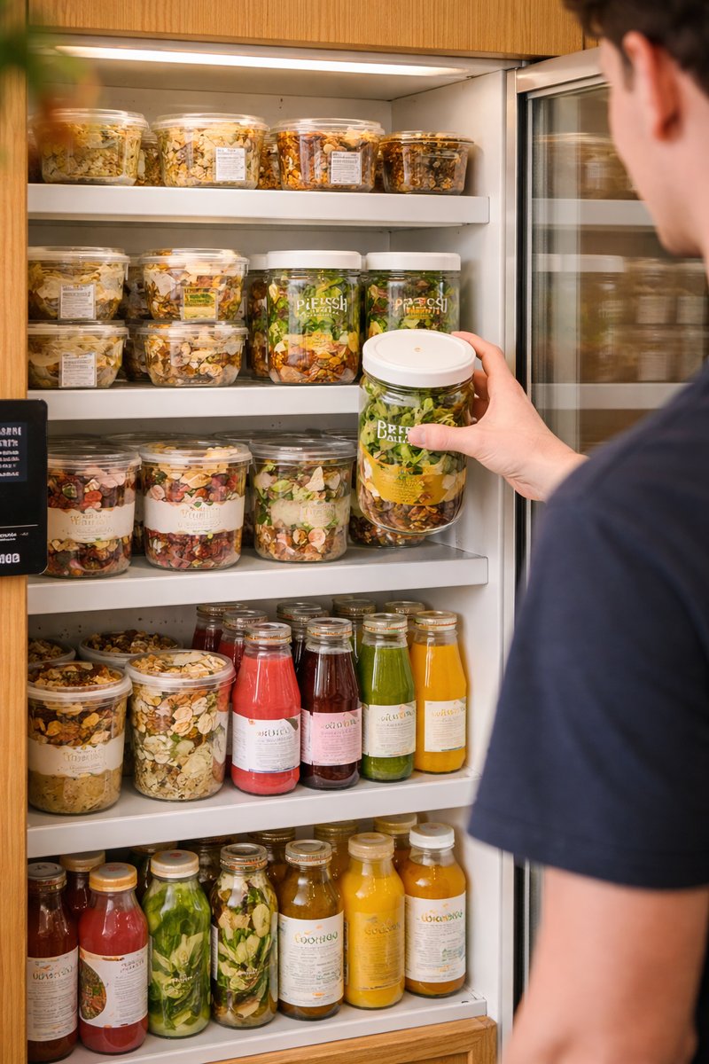 Frische Auswahl im Kühlschrank